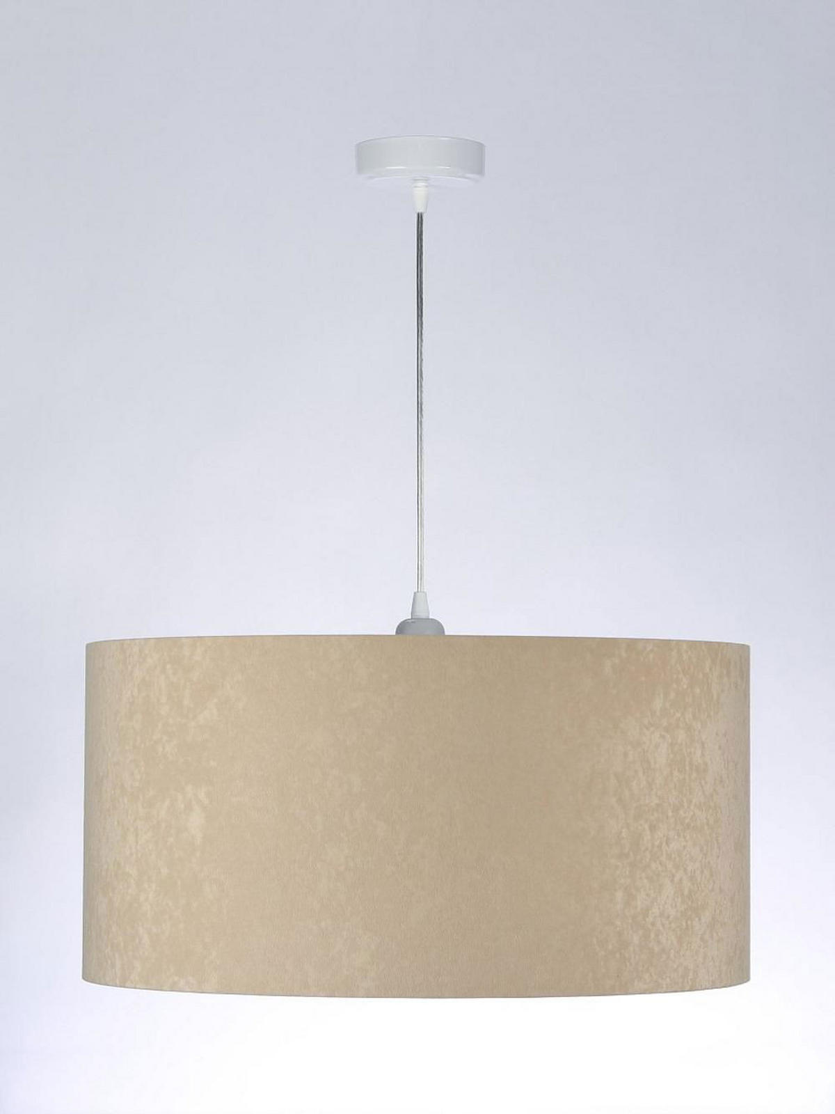 HÄNGELEUCHTE Weiß 60/30 cm - Beige/Weiß, Kunststoff (60/1.1/30cm) - ONZENO