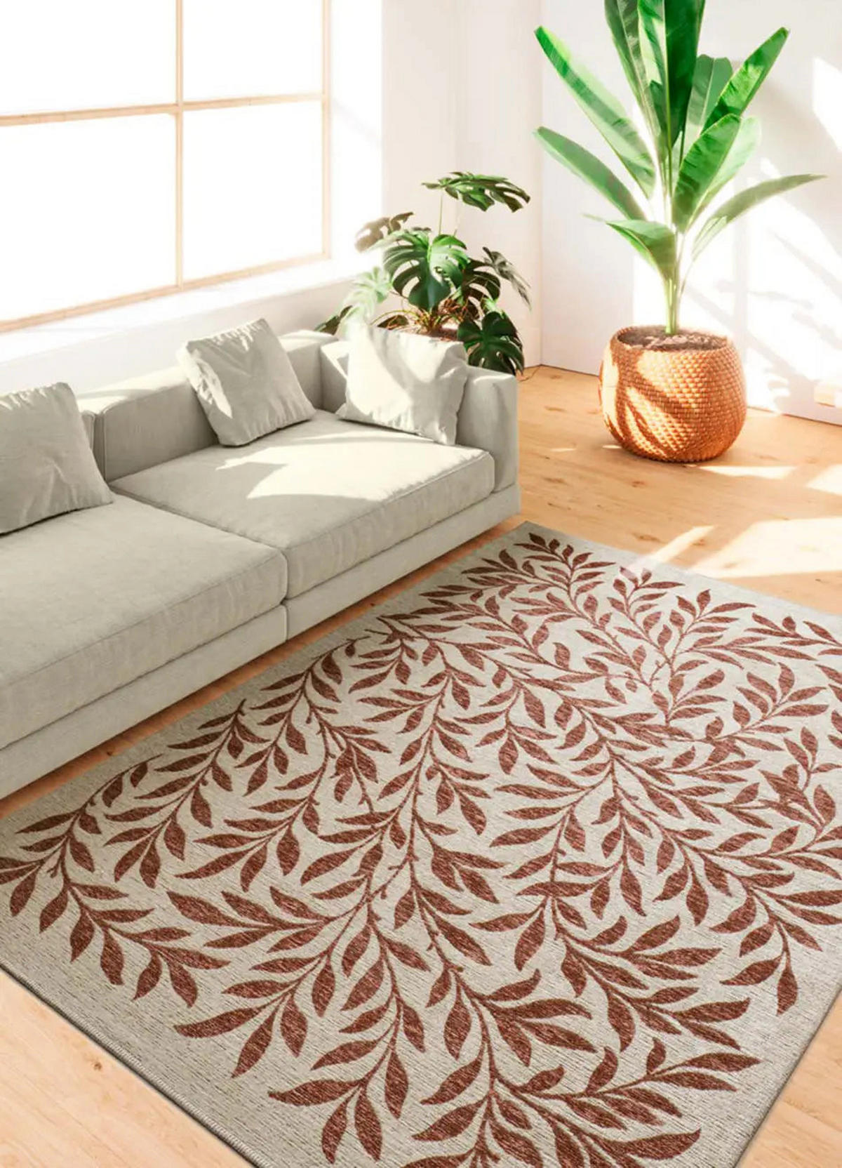 IN- & OUTDOOR-TEPPICH Kupfer Lua 120/170 cm - Kupferfarben, Textil (120/170cm) - Atticgo