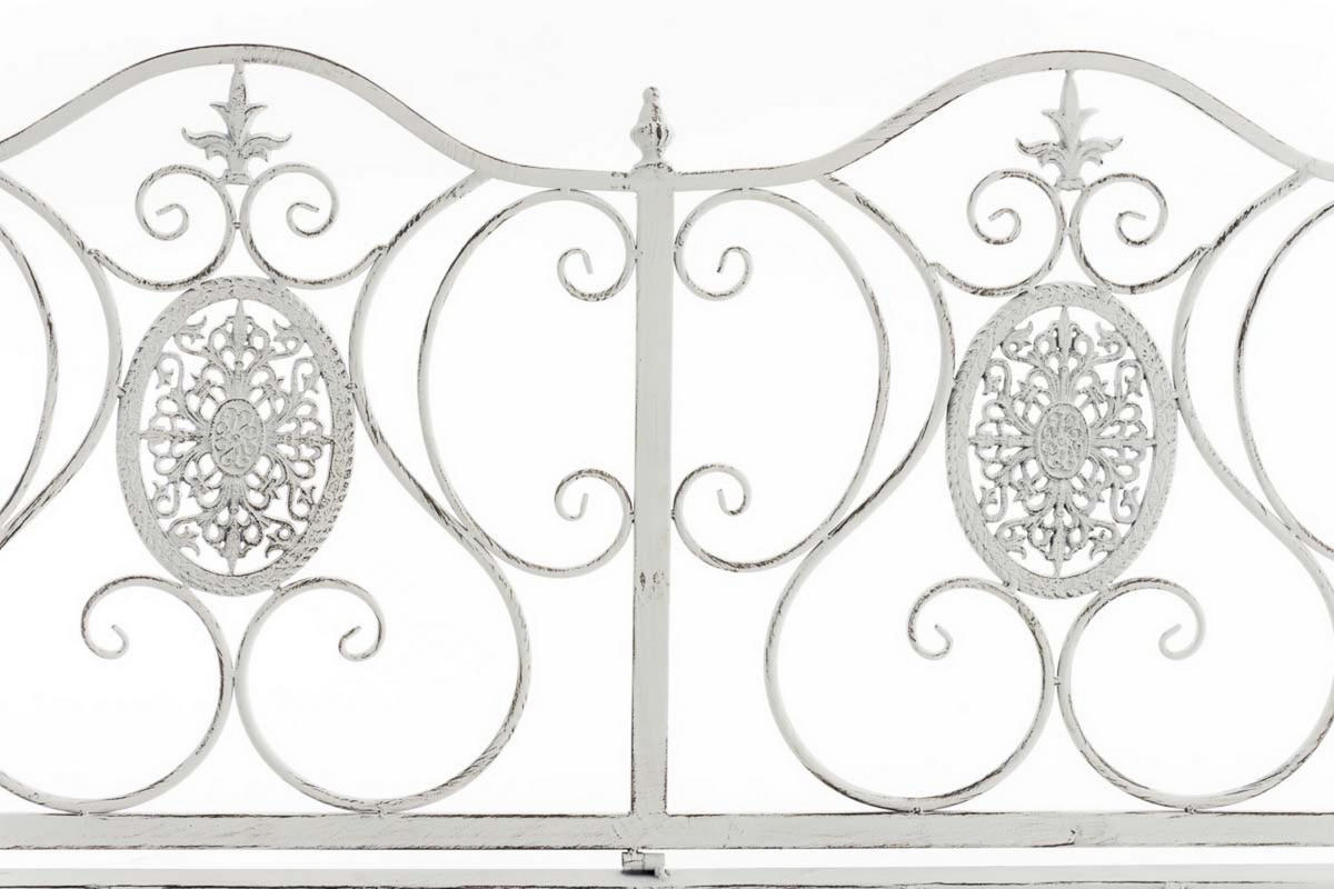 BANK Puncho antik weiß - Weiß, Metall (116/53/94cm) - TPFGarden