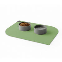 NAPFUNTERLAGE, Öko-Tex, Blattform Olivgrün 60 x 90 cm - Olivgrün, Textil (90/60cm) - SANOZOO