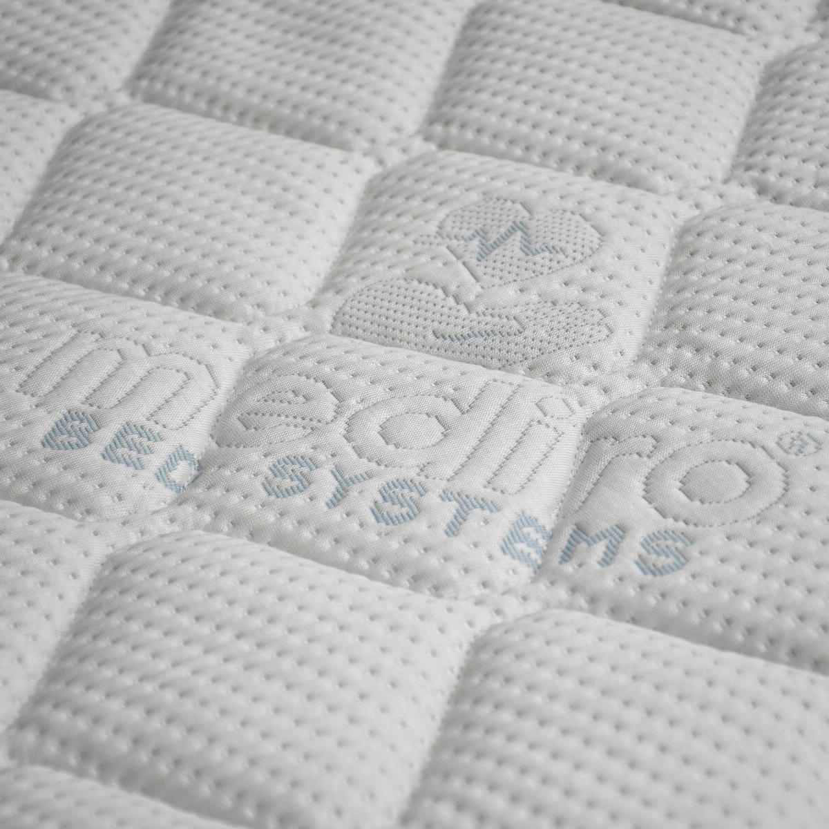 WENDEMATRATZE Mediro Vita 27 cm,7-Zone, mit hochflexiblem Profilschaumstoff, H3, 90x200 - Weiß, Textil (90/200cm) - Beautysofa