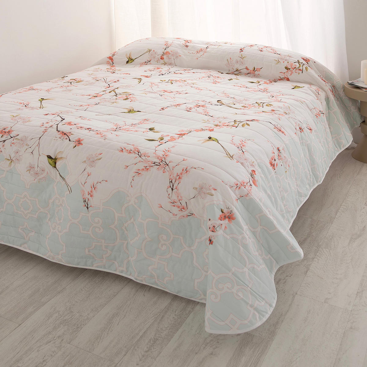 TAGESDECKE Sakura 270x260 cm (Bett 160/180) - Multicolor, Textil (270/260cm) - Happy Friday