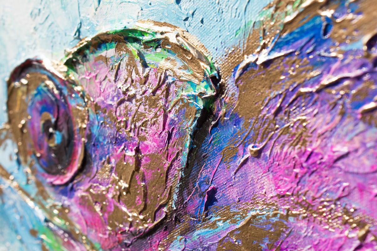 GEMÄLDE Leguan Schattenfugenrahmen Beige 100x50 cm - Beige, Holz (100/50cm) - YS-art gallery
