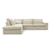 ECKSOFA Comforto MINI CORD 280 x 224 cm Ausrichtung links - Creme, Textil (224/280cm) - AN-Moebel 4u