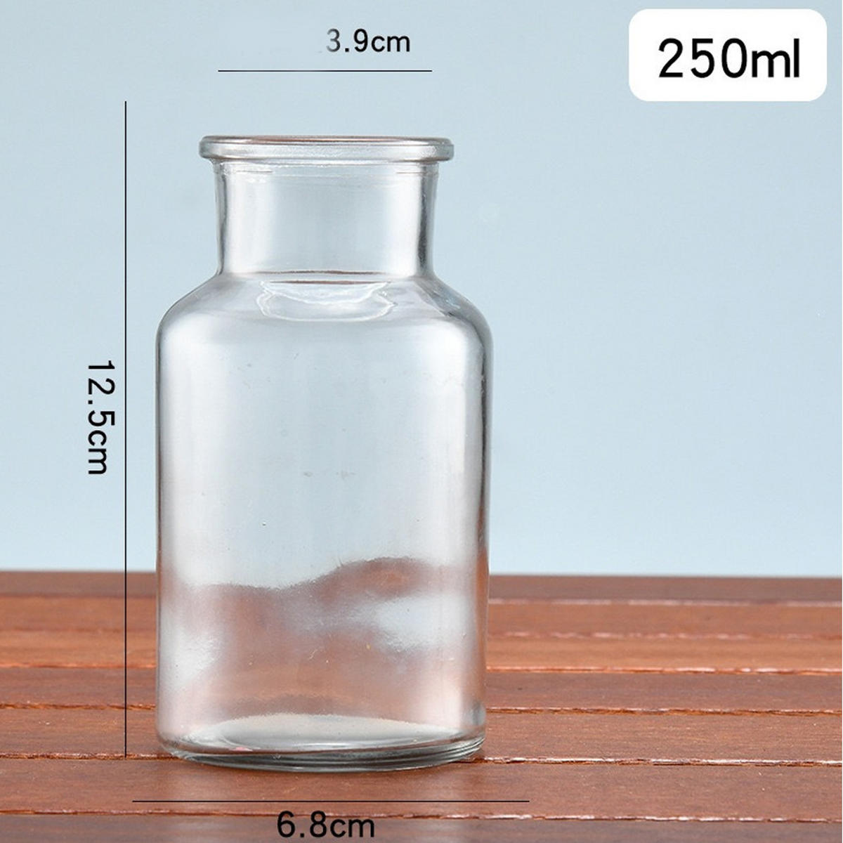 VASE Transparentes Glas - Transparent, Glas (12.5cm) - LIBRATON