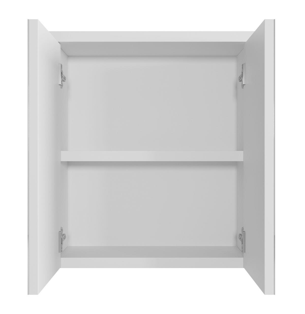 SPIEGELSCHRANK Toledo Beton Grau - 60 x 20 x 60 cm - Weiß, Holz (60/60/20cm) - Badplaats