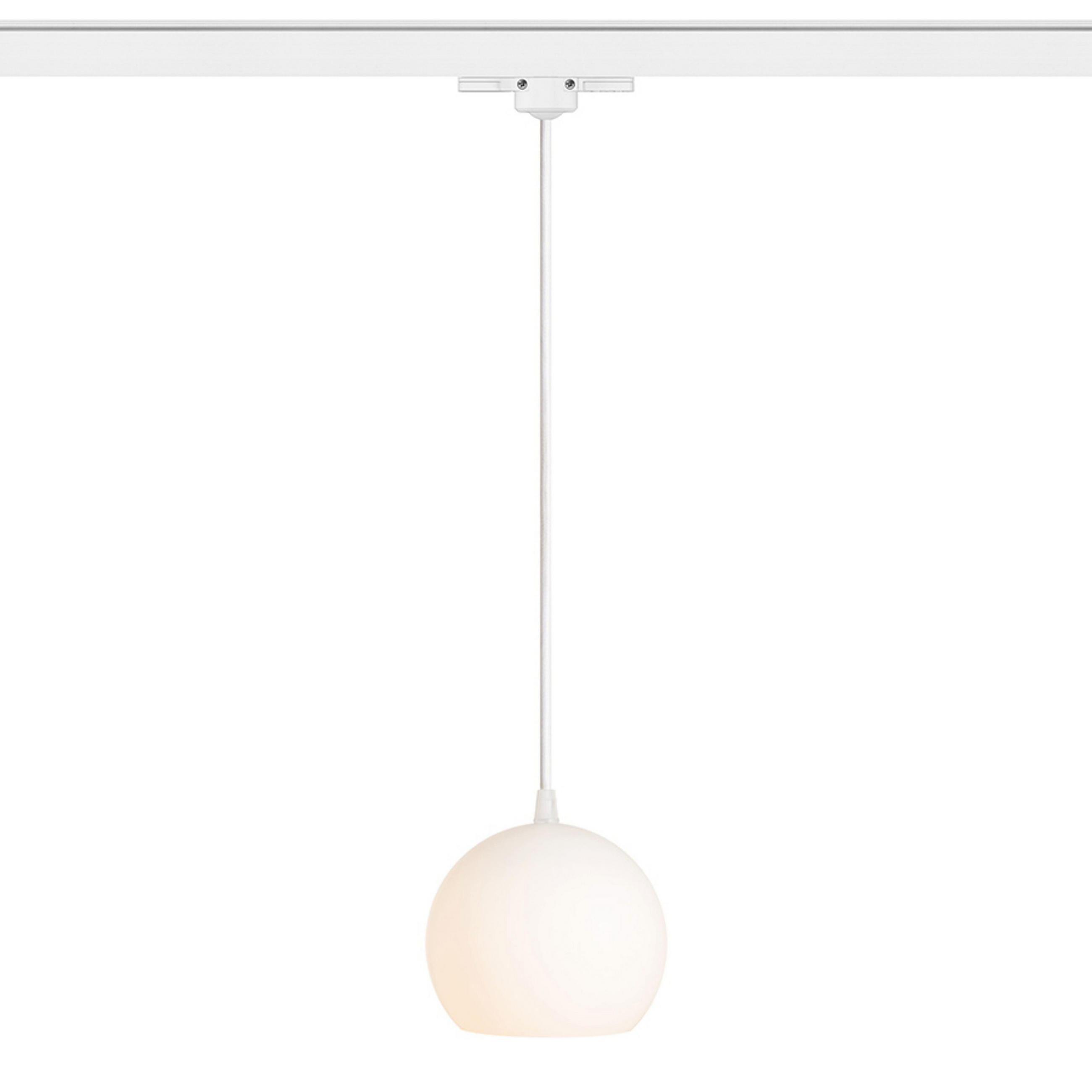 DECKENLEUCHTE COPA Opalglas 11 W - Transparent, Metall (30/30/20cm) - Rendl