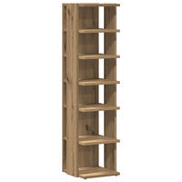 SCHUHSCHRANK Artisan-Eiche 28/27/102 Cm Holzwerkstoff - Braun, Holzwerkstoff (27/102/28cm) - vidaXL