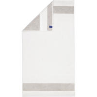 HANDTÜCHER LUXURY DOUBLE 2560 BRILLIANT WHITE - 76 - Weiß, Textil (80/150cm) - Zöllner