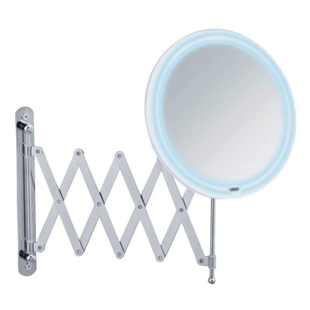 TELESKOP-KOSMETIKSPIEGEL Barona 55/20/34 cm - Silberfarben, Metall (20/34/55cm) - Wenko