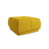 POUF Chenille Stoff Gelb - Currygelb/Gelb, Kunststoff/Textil (60/35/60cm) - Makamii