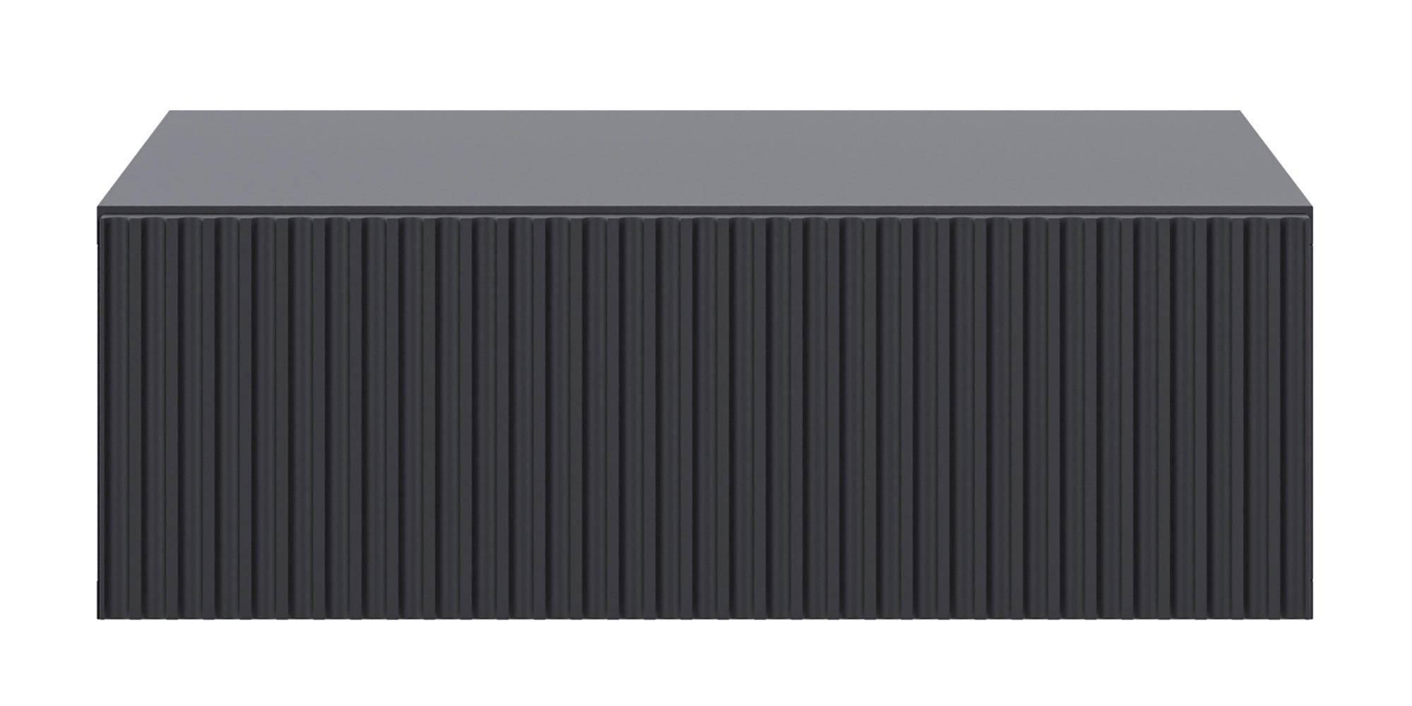 NACHTSCHRANK Veldio Schwarz 50 cm - Schwarz, Holzwerkstoff (50/17/35.6cm) - Selsey