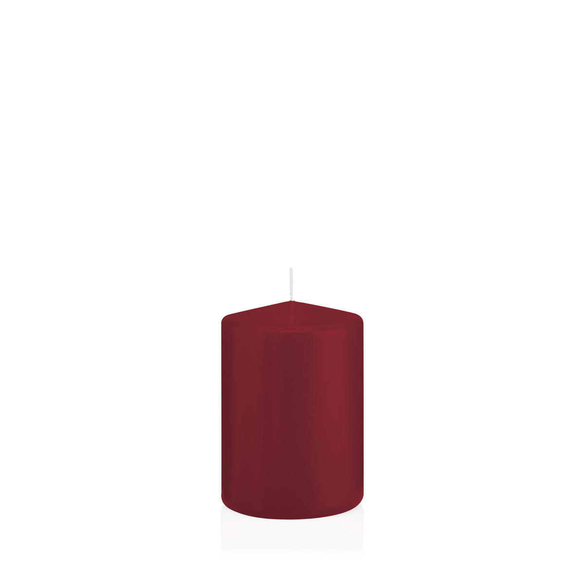 STUMPENKERZEN Bordeaux Ø 68 x 100 mm, 12 Stück - Bordeaux, Paraffin (7/10cm) - Wiedemann Kerzen