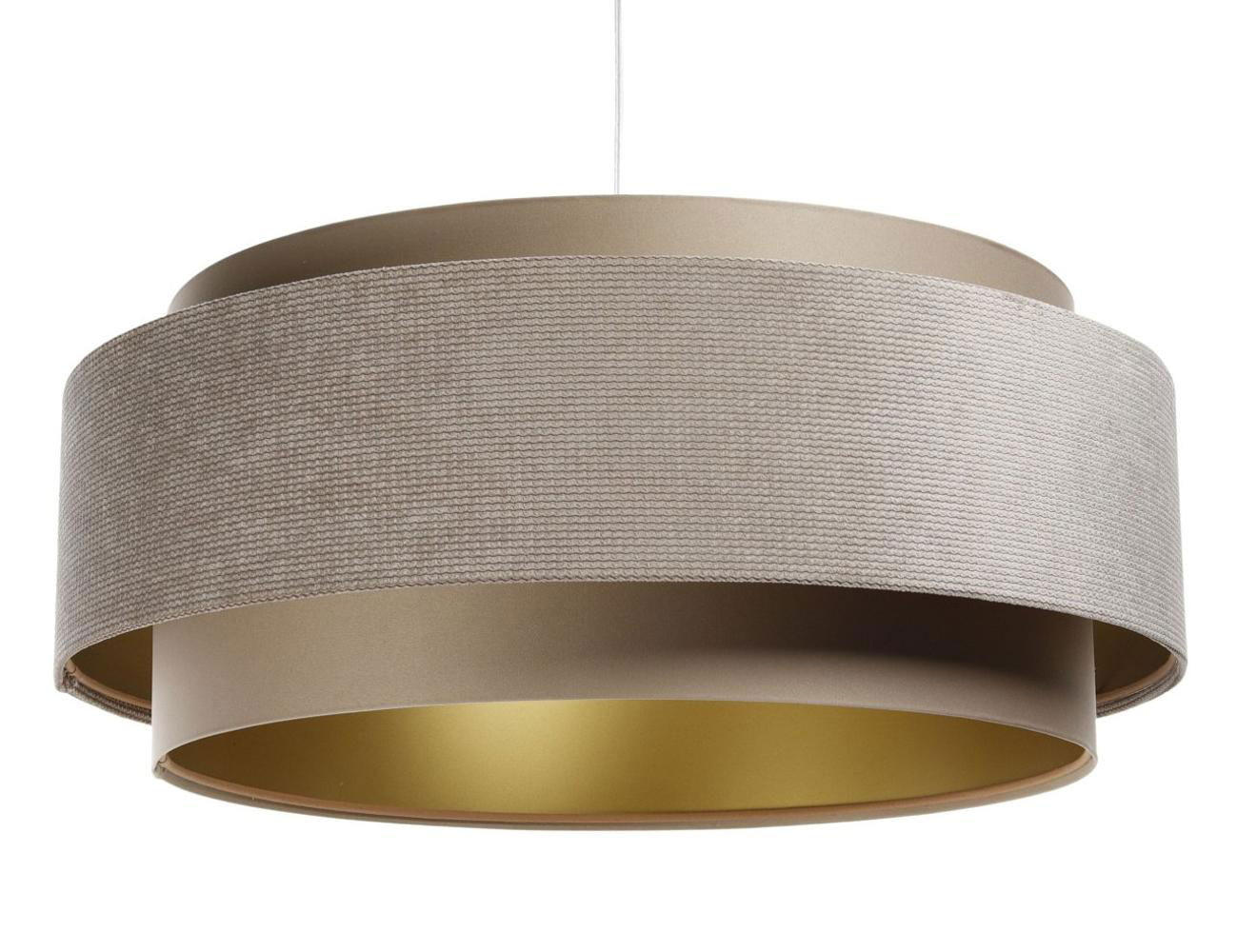 HÄNGELEUCHTE Gold 60/25 cm - Goldfarben, Kunststoff (60/1/25cm) - ONZENO
