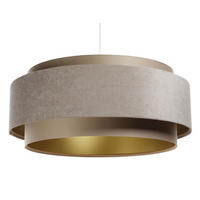 HÄNGELEUCHTE Gold 60/25 cm - Goldfarben, Kunststoff (60/1/25cm) - ONZENO