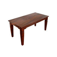 ESSTISCH Akazie 200x100x76 nougat lackiert OXFORD #605 - Dunkelbraun, Holz (100/200/76cm) - Massivmoebel24