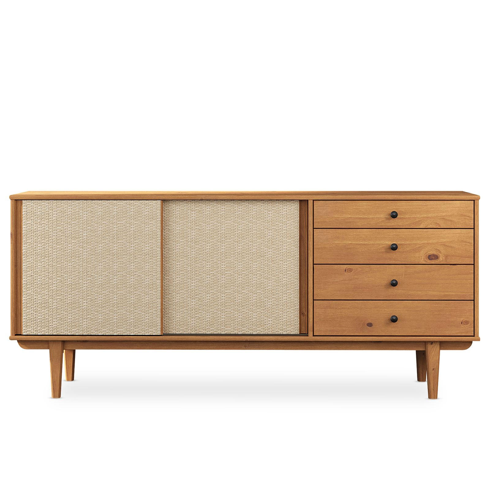 SIDEBOARD SIMONA - Eichefarben, Holz (175/76/41cm) - IDIMEX