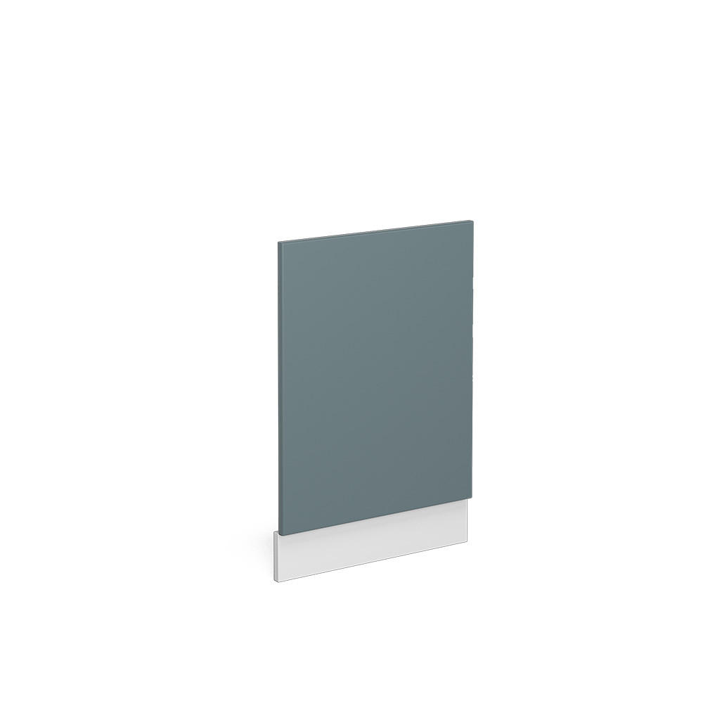 FRONTBLENDE R-Line Blau-Grau 45 cm ohne AP - Blaugrau/Weiß, Holzwerkstoff (45/57.2/1.6cm) - Vicco