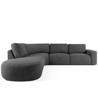ECKSOFA LINKS ZUCCO, Graphit - Graphitfarben, Holz/Holzwerkstoff (304/293cm) - KONSIMO®
