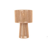 TISCHLAMPE Forma Pin 30/30/47 cm - Beige, Naturmaterialien (30/30/47cm) - Leitmotiv