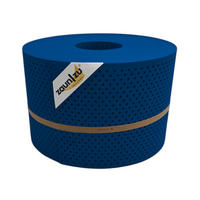 SICHTSCHUTZSTREIFEN PP Premium Gelocht 15 Prozent Streifen Enzianblau 50m - Blau, Kunststoff (5000/19cm) - ZAUN|ZU