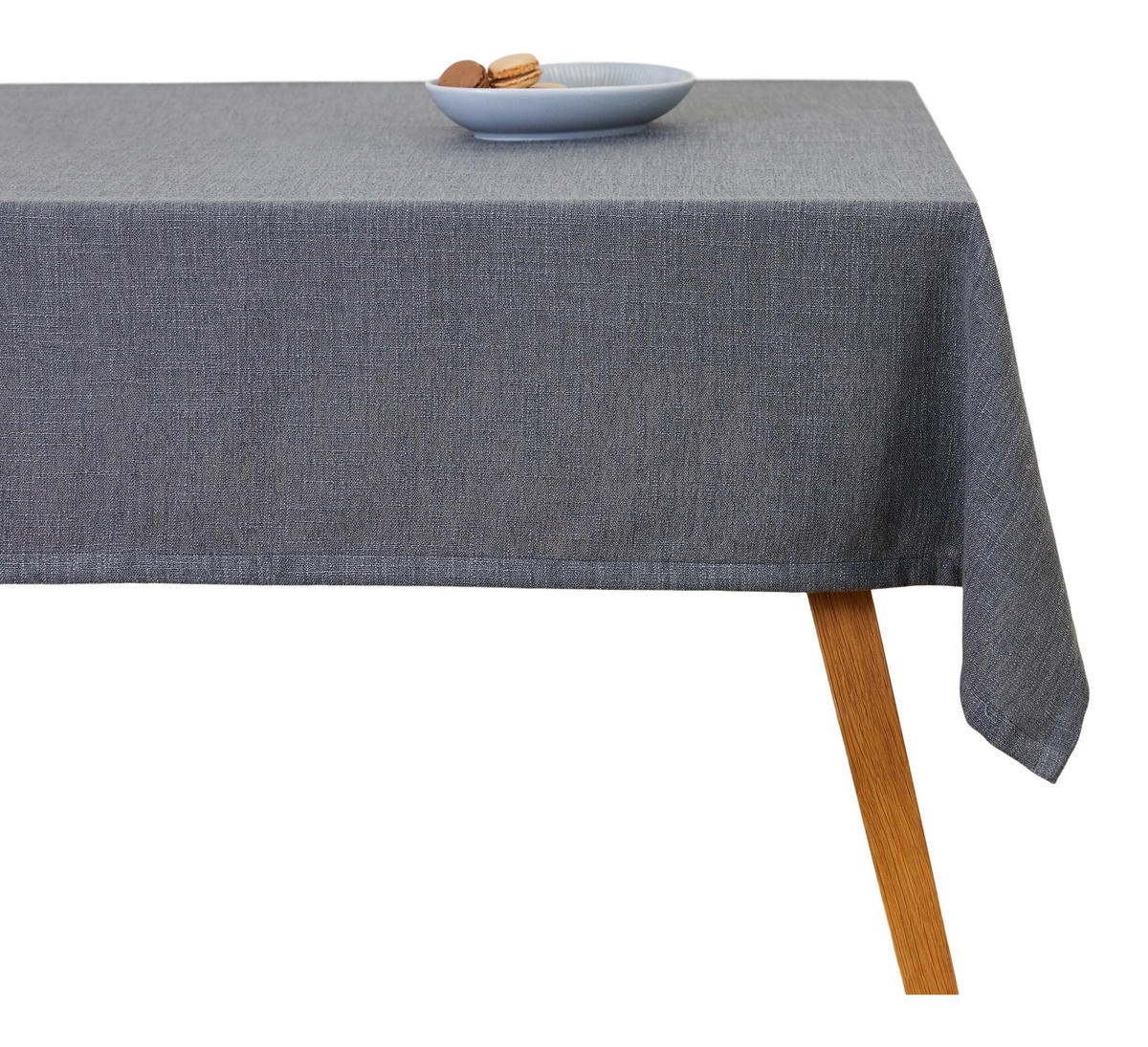 TISCHDECKE Clifden - Grau, Textil (220/150/1cm) - home&you
