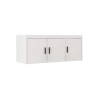 AUFSATZSCHRANK Storicos Weiß 133/55,5/53 cm - 3T Modern - Weiß, Holzwerkstoff/Kunststoff (133/55/53cm) - AX Living