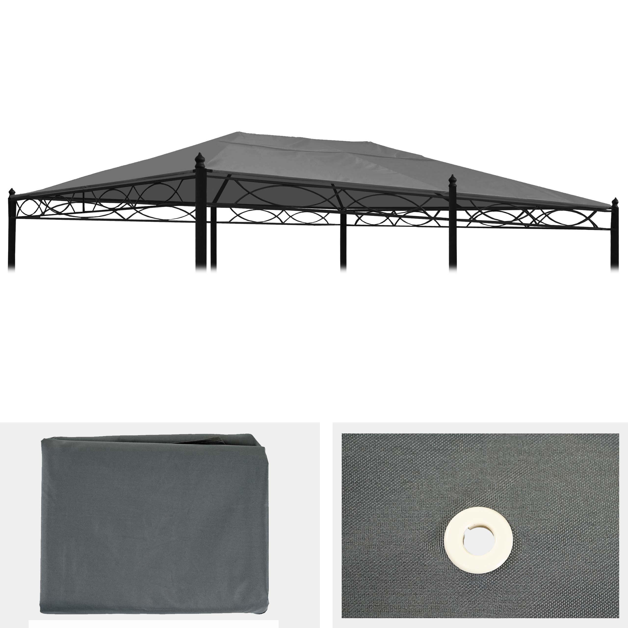 ERSATZBEZUG DACH PERGOLA CALPE Grau - Grau, Textil (480/1/280cm) - MCW