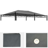 ERSATZBEZUG DACH PERGOLA CALPE Grau - Grau, Textil (480/1/280cm) - MCW