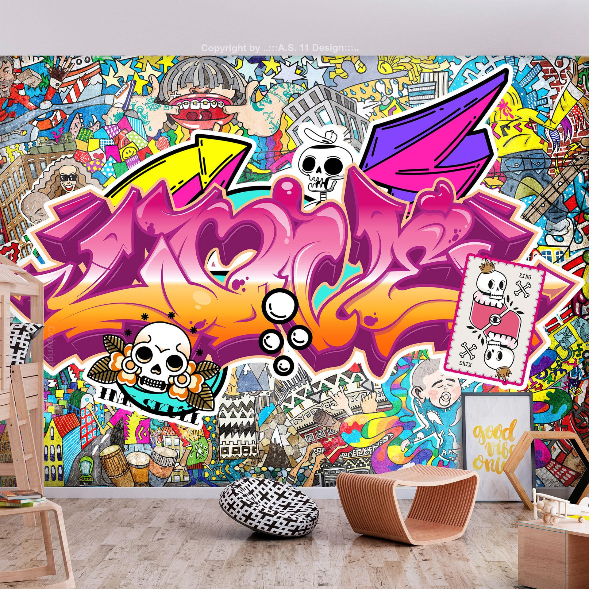 VLIESTAPETE Bunt 150/105 cm - Multicolor, Textil (150/1cm) - KUNSTLOFT