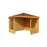 GARTENHAUS Holz Maik - Pinienfarben, Holz (318/260/318cm) - Alpholz