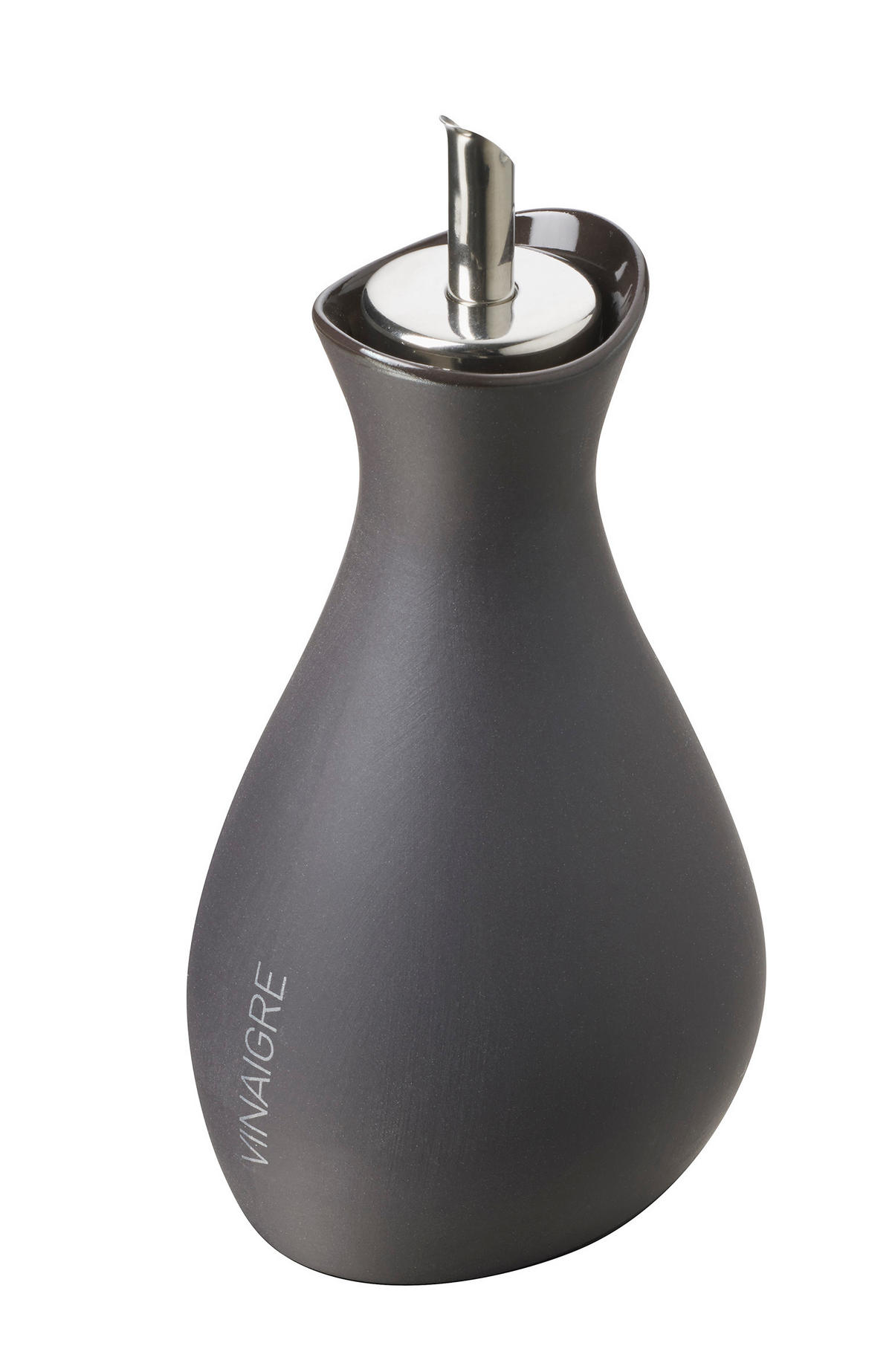 ESSIGFLÄSCHCHEN Schieferstein Vinaigre/Vinegar 25 cl - Schieferfarben, Keramik (7.5/16.5/8.3cm) - Revol Porcelaine France