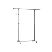 KLEIDERSTÄNDER - Grau, Metall (44/165/150cm) - Hansiro