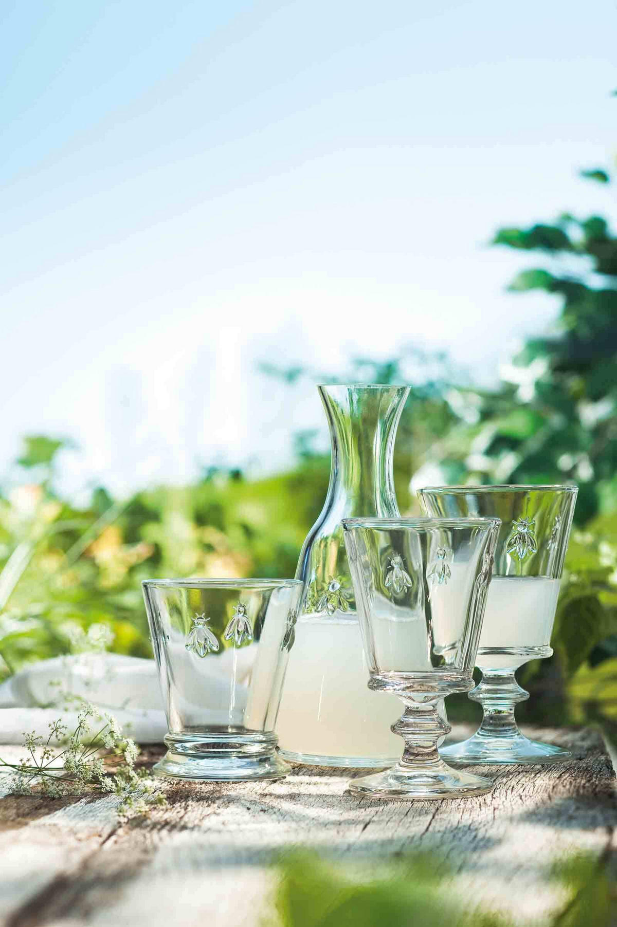 WEIN- UND WASSERGLÄSERSET Biene Abeille transparent 18er Set - Transparent, Glas - La Rochère