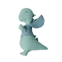 KUSCHELTIER Jersey Dino Mats - Petrol, Textil (28/40cm) - nordic coast company
