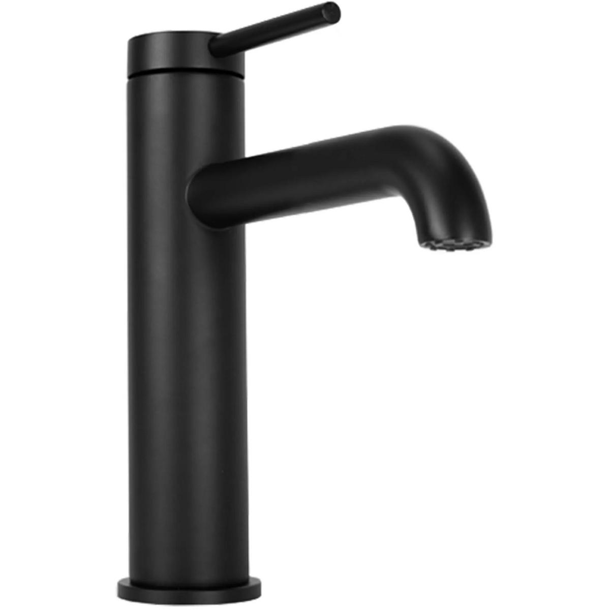 WASCHBECKENARMATUR Rea Spot Black Low - Schwarz, Metall (5/18/16.5cm) - REA