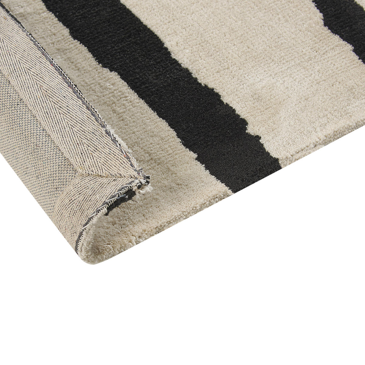 KOBEREC Světle béžový 160/230 cm Kolpur - béžová, textil (160/230cm) - Beliani