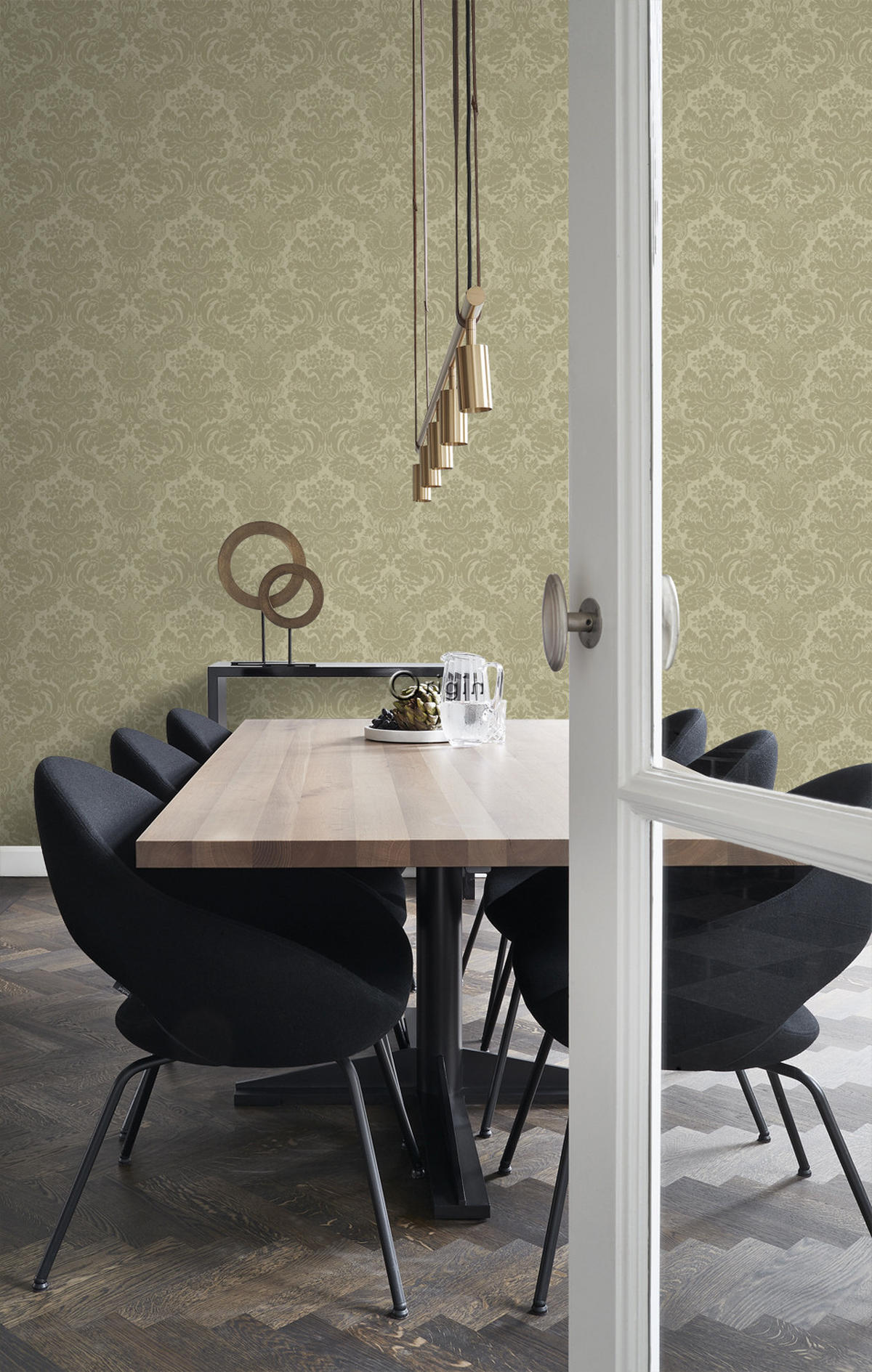 TAPETE Ornamente 53 cm x 10.05 m - Braun, Papier (53/1000cm) - Origin Wallcoverings