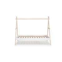 TIPIBETT Trufa Braun 209/104/160 cm - Braun, Holz (90/200cm) - Calicosy