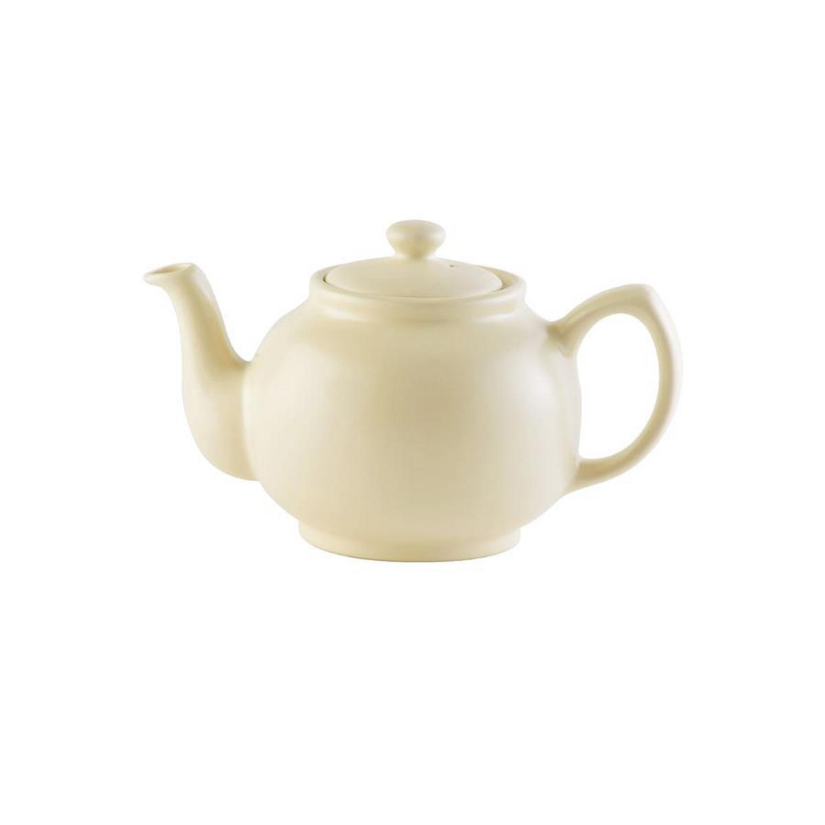 TEEKANNE 450 ml Steingut matt creme, für 2 Tassen - Creme, Keramik (0.36L) - Price & Kensington