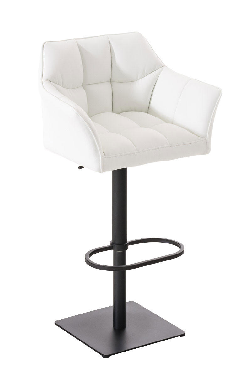 Deluke Barhocker Weiß 64x88x45 cm