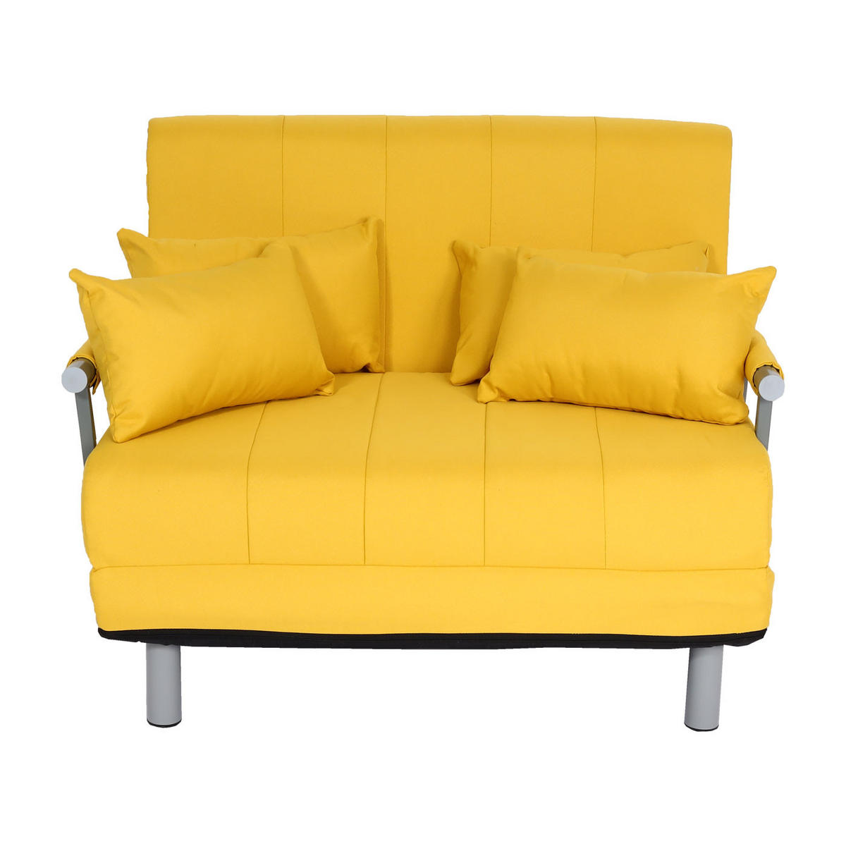 SCHLAFSESSEL Gelb - Gelb, Textil (105/80/186cm) - MCW