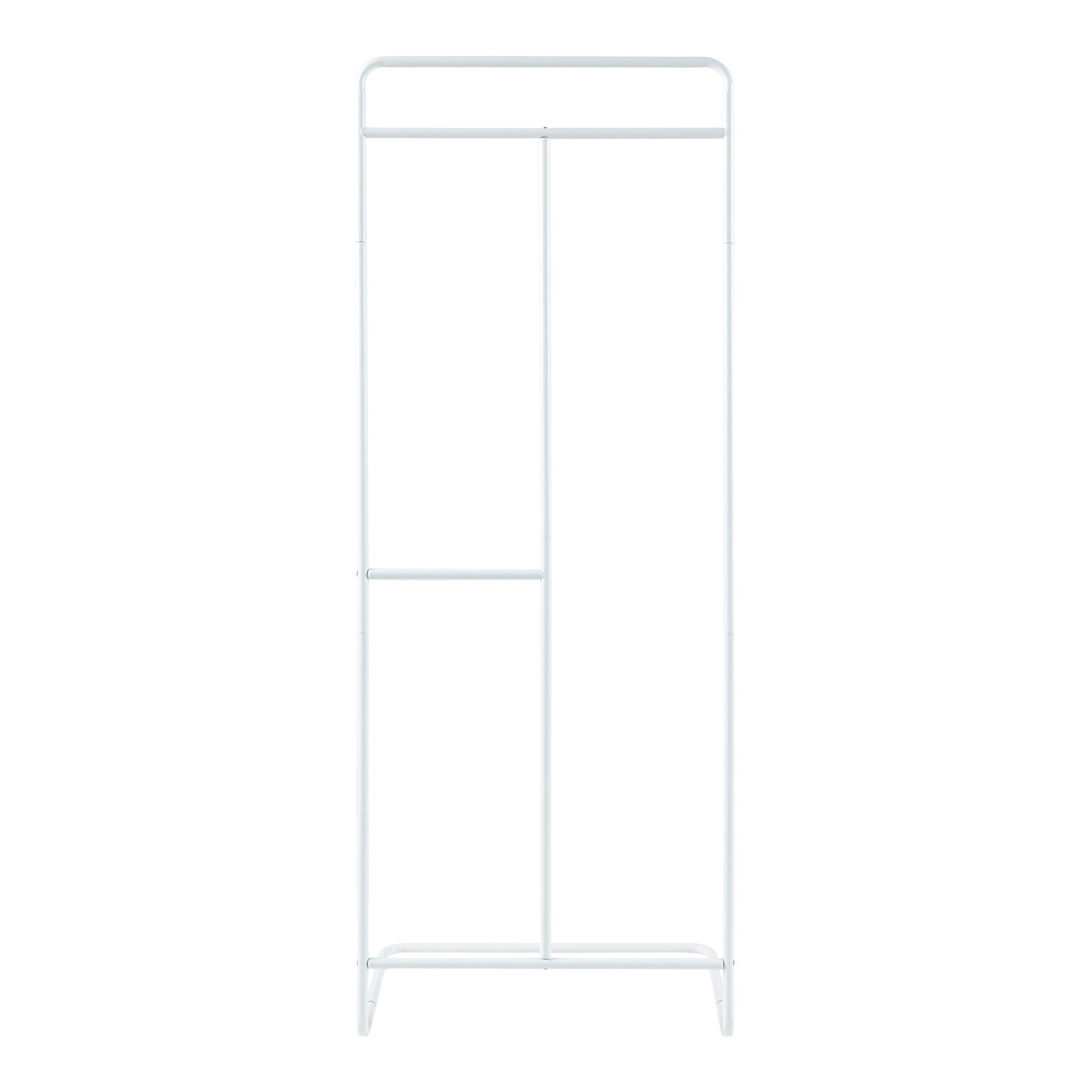 KLEIDERSTÄNDER Sandviken - Weiß, Metall (63/166/48cm) - [en.casa]
