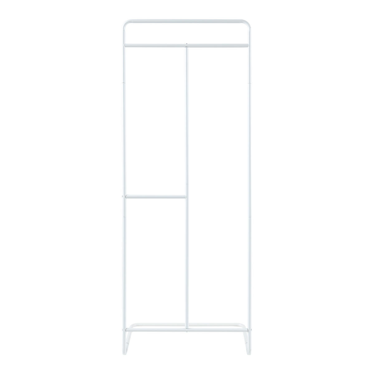 KLEIDERSTÄNDER Sandviken - Weiß, Metall (63/166/48cm) - [en.casa]