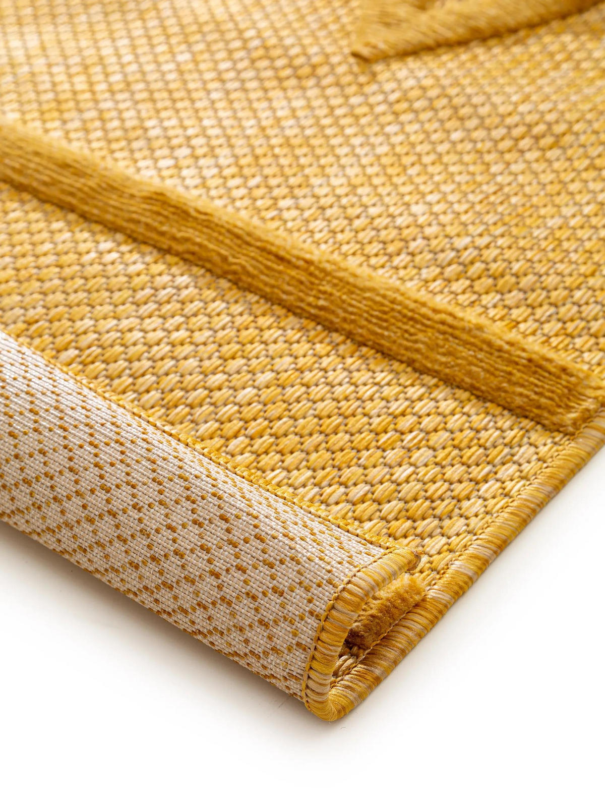 OUTDOORTEPPICH Bonte Gelb 120x170 cm - Gelb, Textil (120/170cm) - benuta Nest