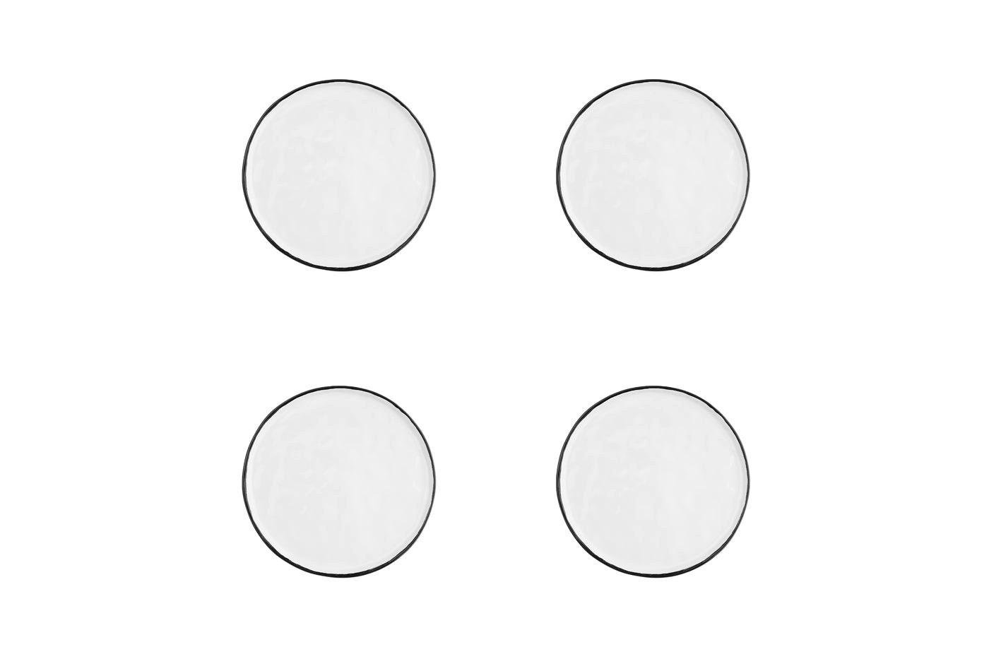 TELLER Pure Ø16,5cm - 4er-Set - Schneeweiß - Weiß, Keramik (16.5cm) - Björn