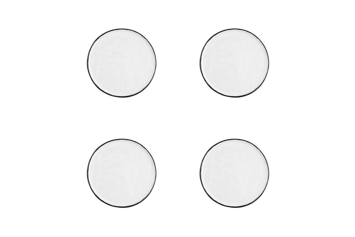 TELLER Pure Ø16,5cm - 4er-Set - Schneeweiß - Weiß, Keramik (16.5cm) - Björn