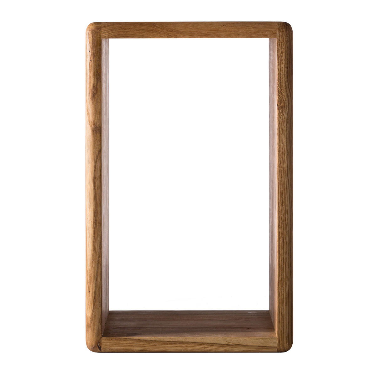 WANDREGAL - Braun - Eichefarben, Holz (45/30/20cm) - home24