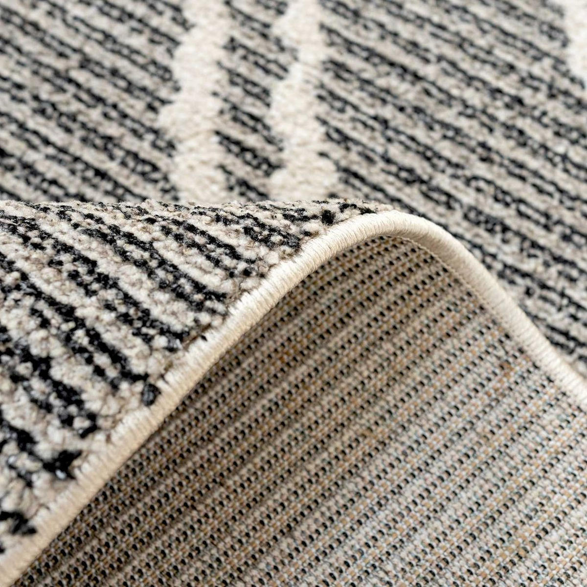 VINTAGE-TEPPICH Medini Neva Grau - Grau, Textil (201/290cm) - Kukoon Rugs