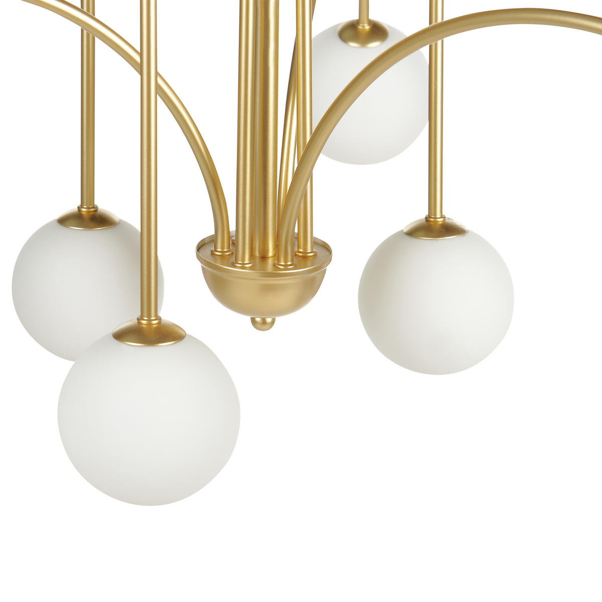 KRONLEUCHTER Forbes 80/80/80 cm - Goldfarben, Metall (80/80/80cm) - Beliani
